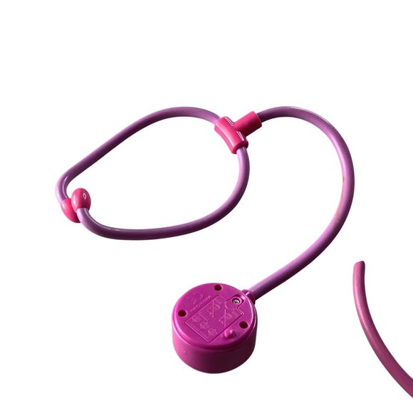 Doc McStuffins Kids Play Stethoscope Set 2 Pc Pink & Purple Bandage Design - Picture 7 of 8